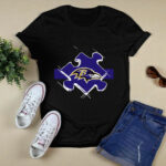 Baltimore Ravens Autism 3 T Shirt