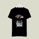 Baltimore Ravens Come To The Dark Side Dark Vader Star Wars 3 T Shirt