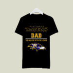 Baltimore Ravens Dad The Man The Myth The Legend 4 T Shirt
