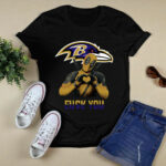 Baltimore Ravens Deadpool Fuck You Love You 3 T Shirt