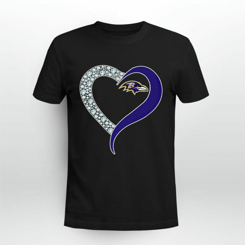 Baltimore Ravens Hear 0 T Shirt