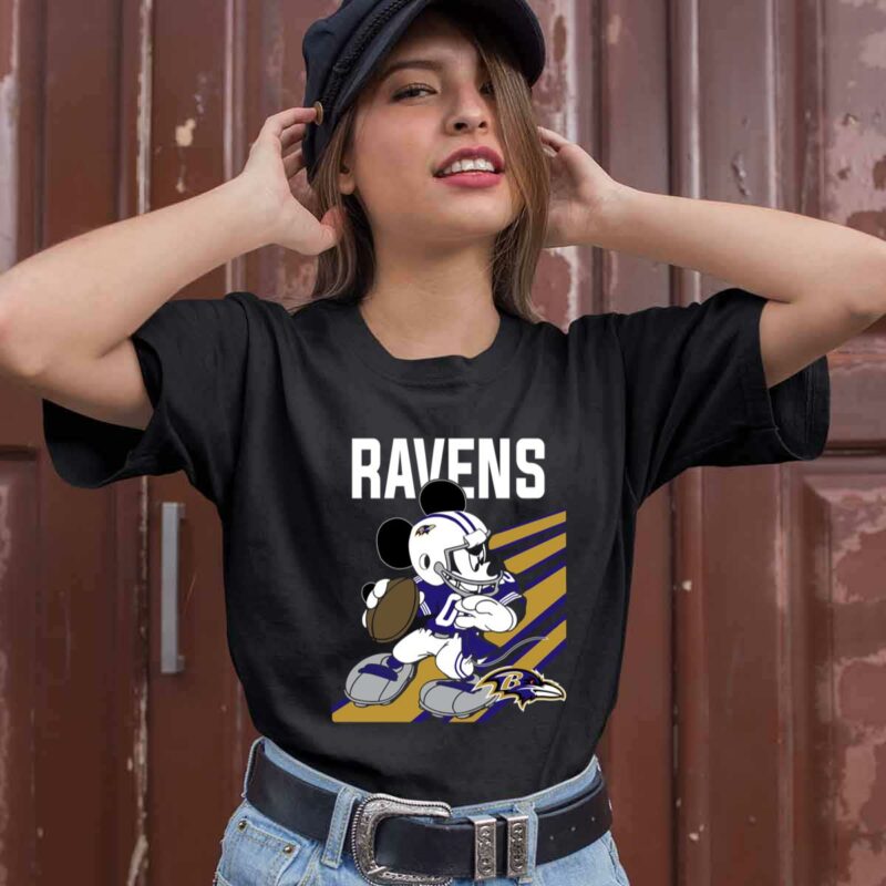 Baltimore Ravens Mickey Mouse Disney 0 T Shirt