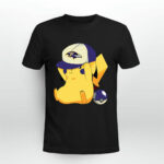 Baltimore Ravens Pikachu Pokemon 3 T Shirt