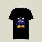 Baltimore Ravens Snoopy Pumpkin House 4 T Shirt