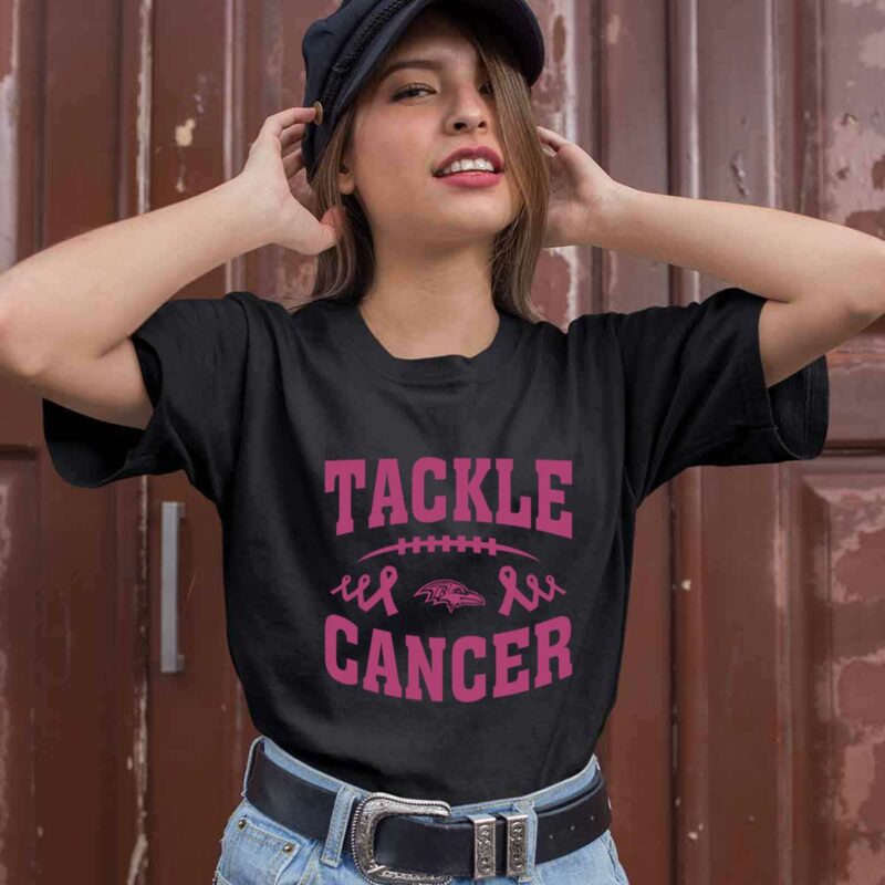 Baltimore Ravens Tackle Breast Cancer 0 T Shirt