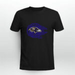 Baltimore Ravens The Millennium Falcon Star Wars 4 T Shirt