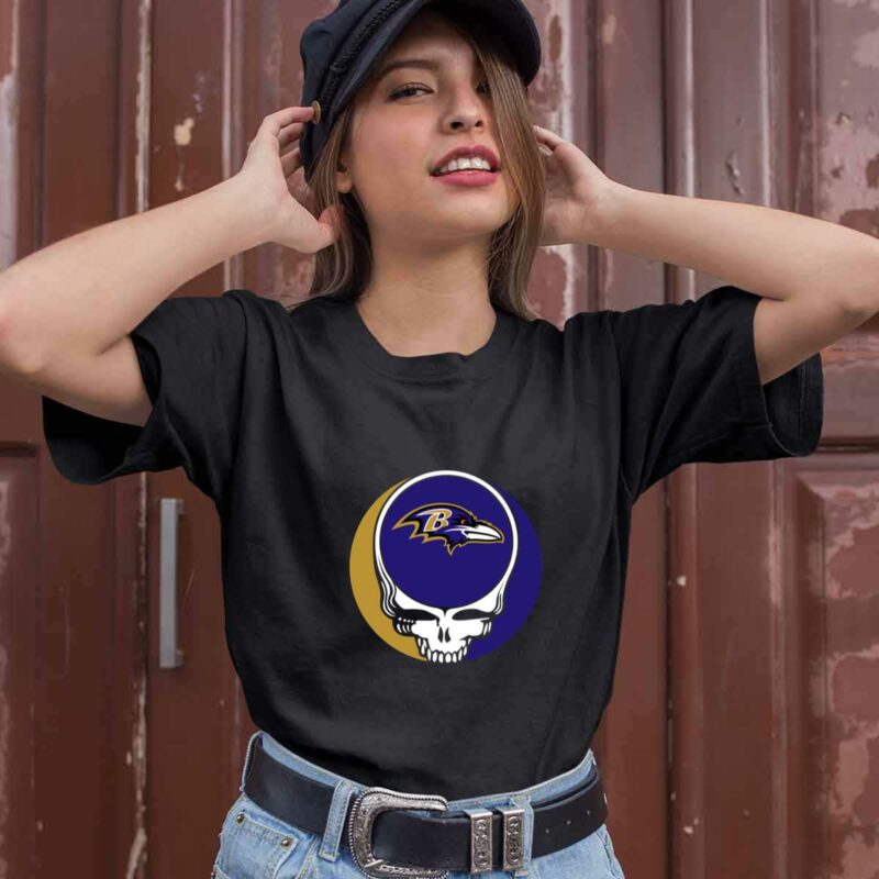 Baltimore Ravens Your Face Football Fan Supporter Grateful Dead 0 T Shirt