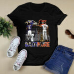 Baltimore Sport Lamar Demeatrice Jackson Jr And Cal Ripken Jr Signatures 2 T Shirt