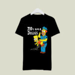 Bart Simpson Police Chief No Drugs 3 T Shirt
