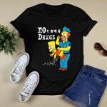 Bart Simpson Police Chief No Drugs 4 T Shirt