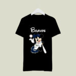 Baseball Mickey Team Atlanta Braves 4 T Shirt