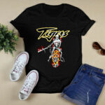 Baseball Skeleton Sana Detroit Tigers 2 T Shirt
