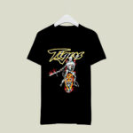 Baseball Skeleton Sana Detroit Tigers 4 T Shirt