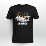 Baseball Yankees Derek Jeter Jorge Posada Mariano Rivera Andy Pettitte legends 3 T Shirt