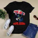 Bat Stitch Pizza papa Johns papa Johns 4 T Shirt