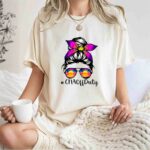 Beach Summer Sunglasses Messy Bun Mom CNA Off Duty 349 T Shirt