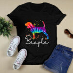 Beagle Tie Dye Rainbow Dog Lover Gift 4 T Shirt 1