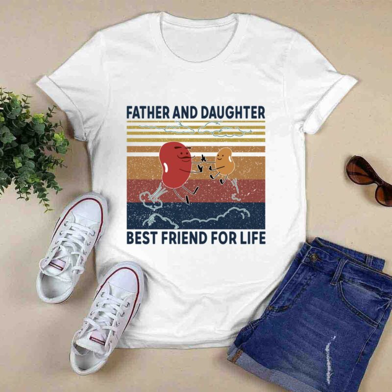 Bean Seed Father And Daughter Best Friend For Life Vintage 0 T Shirt