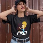 Beavis Fire 4th Of July 1269 T Shirt