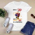 Being A Wife Is A Choice Being A Vietnam Veterans Wife Is A Privilege white 0 T Shirt