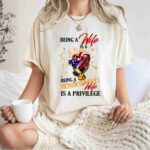 Being A Wife Is A Choice Being A Vietnam Veterans Wife Is A Privilege white 1 T Shirt
