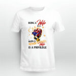 Being A Wife Is A Choice Being A Vietnam Veterans Wife Is A Privilege white 1857 T Shirt