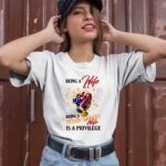 Being A Wife Is A Choice Being A Vietnam Veterans Wife Is A Privilege white 2 T Shirt