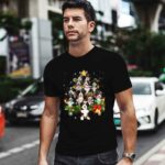 Bernedoodle Christmas Tree Lights Funny Dog Xmas 0 T Shirt
