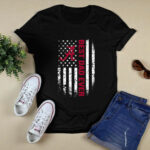 Best Alabama Crimson Tide dad ever american flag 4 T Shirt