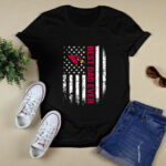 Best Arizona Cardinals dad ever american flag 3 T Shirt