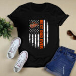 Best Baltimore Orioles dad ever american flag 2 T Shirt