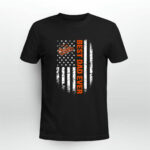 Best Baltimore Orioles dad ever american flag 3 T Shirt
