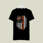 Best Baltimore Orioles dad ever american flag 4 T Shirt