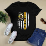 Best Boston Bruins dad ever american flag 4 T Shirt