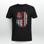 Best Boston Red Sox dad ever american flag 2 T Shirt