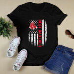 Best Boston Red Sox dad ever american flag 4 T Shirt