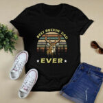 Best Buckin Dad Ever Vintage Father Day 2 T Shirt