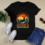 Best Buckin Grumpa Ever Fathers Day 3 T Shirt