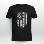 Best Chicago White Sox dad ever american flag 2 T Shirt