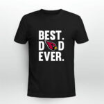 Best Dad Ever Arizona Cardinals logo Father Day 2 T Shirt