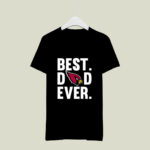 Best Dad Ever Arizona Cardinals logo Father Day 4 T Shirt