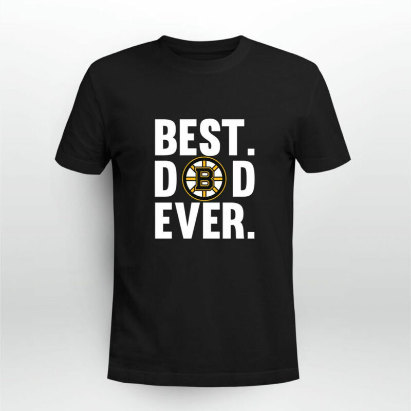 Best Dad Ever Boston Bruins Logo Father Day 0 T Shirt