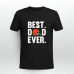 Best Dad Ever Cleveland Browns logo Father Day 2 T Shirt