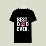 Best Dad Ever Cleveland Indians logo Father Day 2 T Shirt