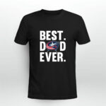 Best Dad Ever Columbus Blue Jackets logo Father Day 0 T Shirt