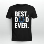 Best Dad Ever Indianapolis Colts logo Father Day 4 T Shirt