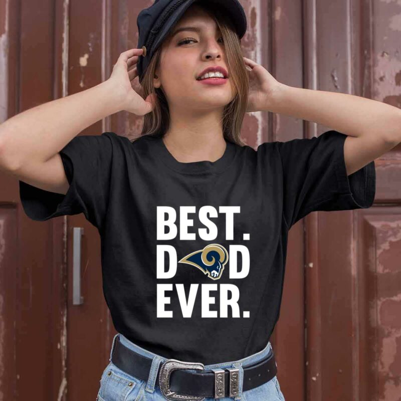 Best Dad Ever Los Angeles Rams Logo Father Day 0 T Shirt