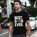 Best Dad Ever Los Angeles Rams logo Father Day 1 T Shirt
