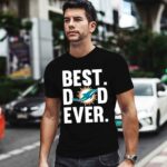 Best Dad Ever Miami Dolphins logo Father Day 1 T Shirt