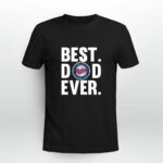 Best Dad Ever Minnesota Twins logo Father Day 3 T Shirt